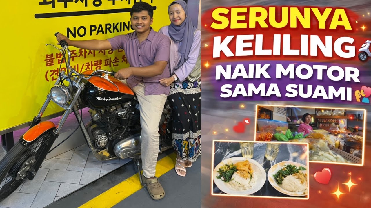 Serunya Keliling Naik Motor Sama Suami | Jajan, Makan & Quality Time 💕