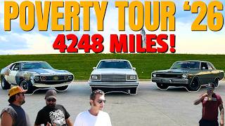 Poverty Tour '26 Will A Twin Turbo Chevy Malibu Survive 4000 Miles?!