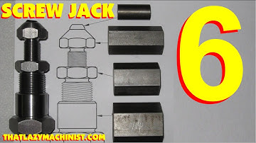 SCREW JACK PART 6, lathe 101 Marc L
