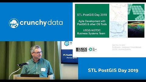 U.S. Geological Survey Success Story presented by Scott Owens at STL PostGIS Day 2019