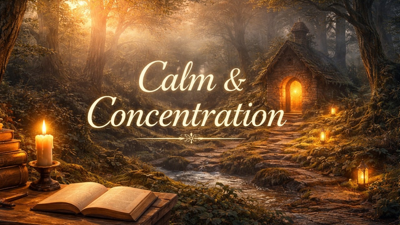 Calm & Concentration – Focus Music for Studying, Working & Reading | 2 Hours