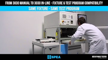 SPEA Bed of Nails - From 3030 Manual to 3030 In-Line - Fixture & Test Program Compatibility