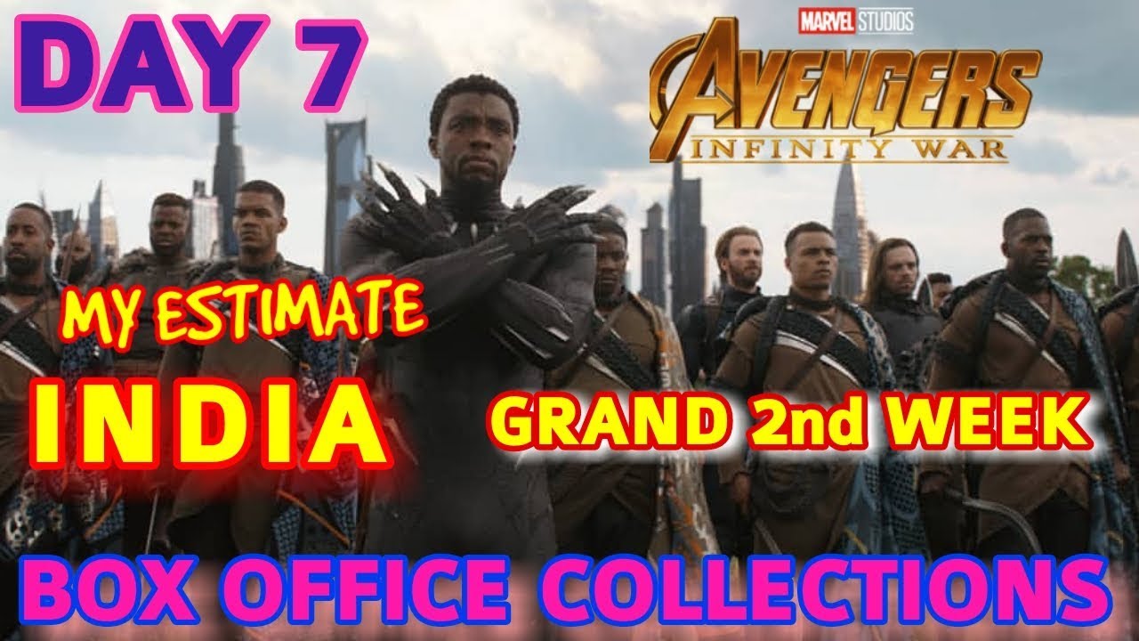 AVENGERS INFINITY WAR BOX OFFICE COLLECTION DAY 7 INDIA MY ESTIMATE YouTube