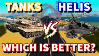 TANKS VS HELICOPTERS (WAR TYCOON)