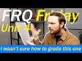 FRQ Fridays Quiz
