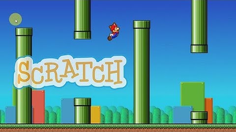 How to make/play Flappy Super Mario game in scratch 🦅🌵Kids Coding