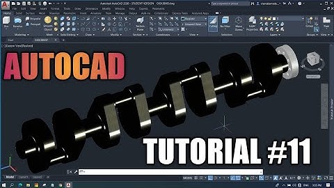 Autocad Tutorial / How to design Crankshaft