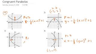 Congruent Parabolas Youtube