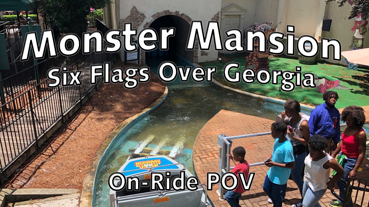 Monster Mansion at Six Flags over OnRide POV YouTube