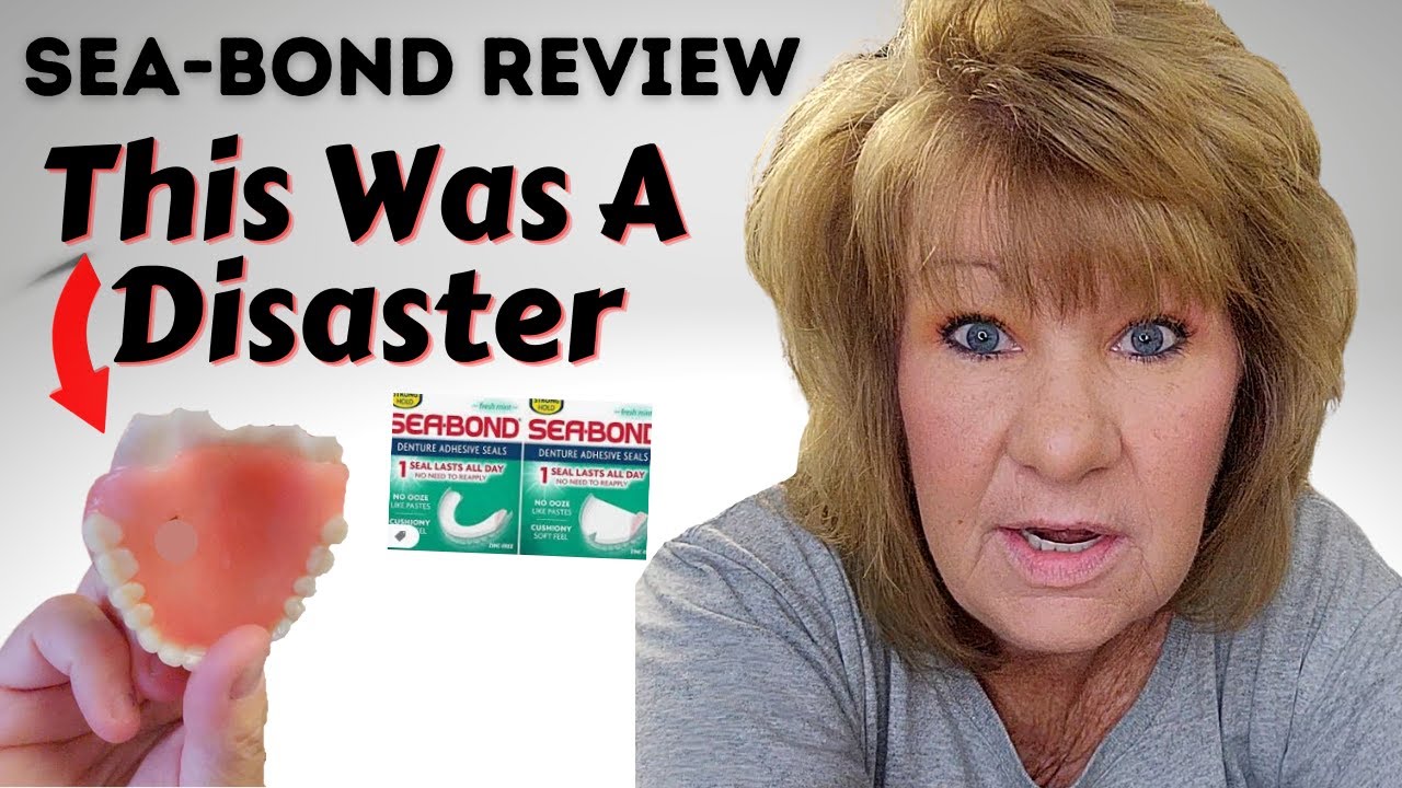 How To Use Sea-Bond Denture Adhesive Seals / Review Sea-Bond Deture  Adhesive Seals 