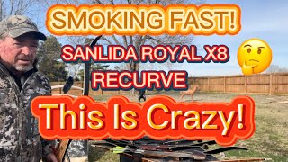 Crazy Fast Recurve! The Sanlida Royal X8 IS A Serious Hunting Bow!