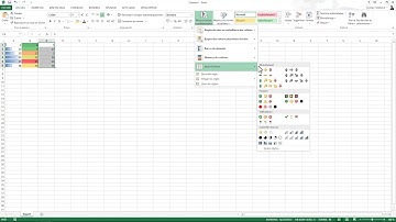 Excel - Mise en forme conditionnelle / Barres de données - Nuances de couleurs - Jeux d