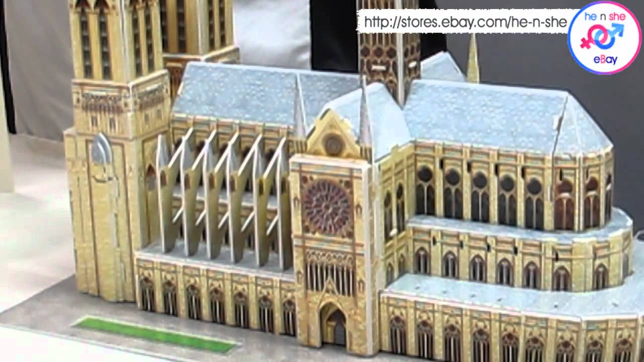 notre dame 3d puzzle