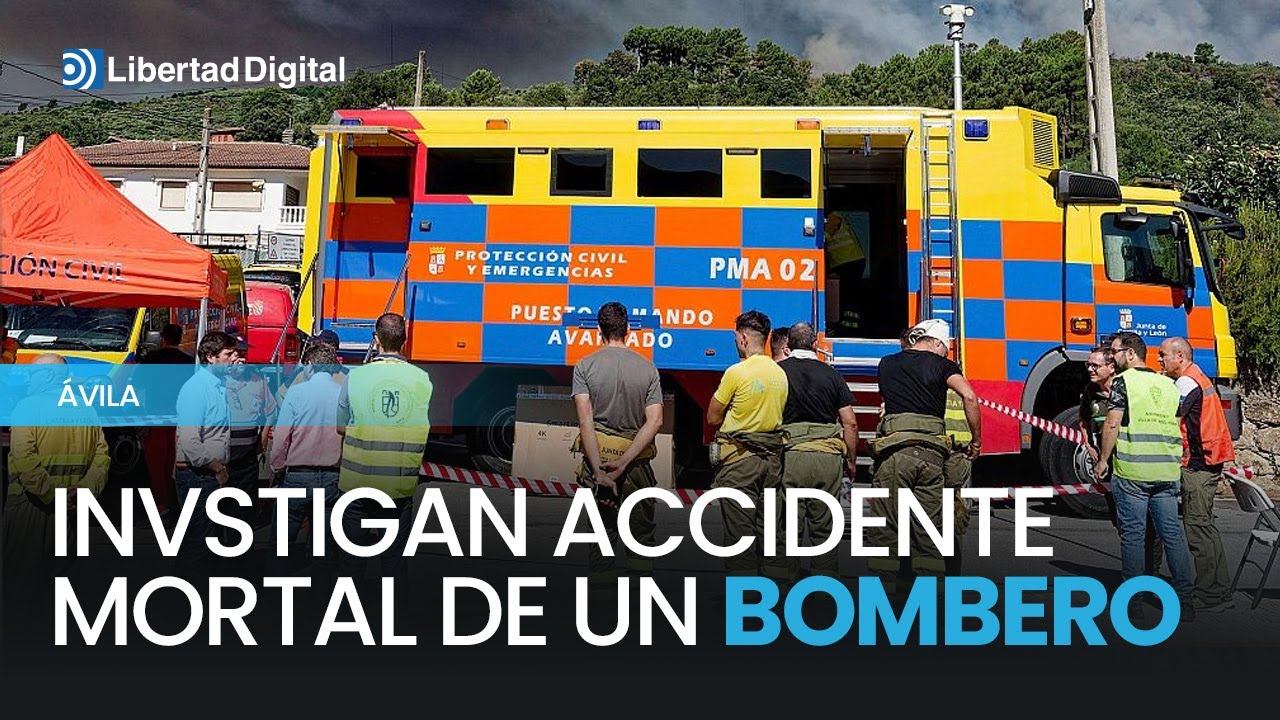 Muere un bombero forestal en un accidente cuando se dirigía al incendio de Ávila