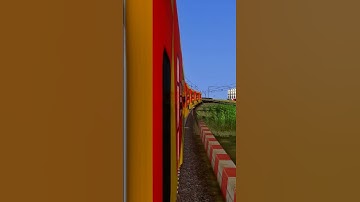 amazing track change sound 🤯🔥 #train #trainsim #openrails #msts #expresstrain #tracksounds