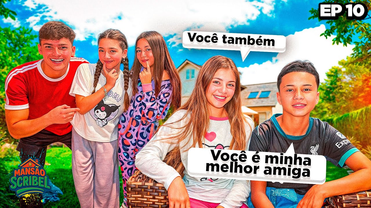 O ANTÔNIO ESTÁ CONVERSANDO ESCONDIDO COM A NOVA MELHOR AMIGA DA MANSÃO SCRIBEL 😱 •Irmãos Scribel•