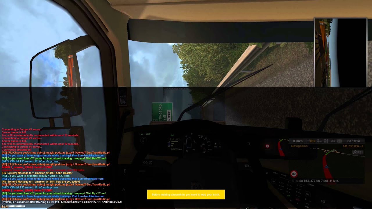 ETS 2 MP Reckless Driving Ramming - YouTube