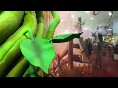 gigantic beanstalk emerges at d23 expo 2015 as first look at disney