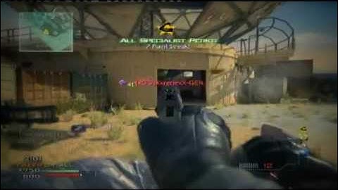 Mw3: Pwnage on All Or Nothing (Showing Iadderz Up)