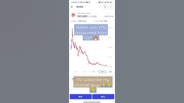 MANA 77% discounted from top 🔥best time to buy #shorts#crypto #cryptocurrency #opportunity