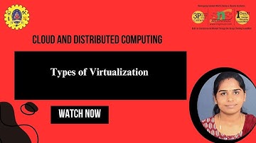 Types of Virtualization | Cloud and Distributed Computing | SNS Institutions