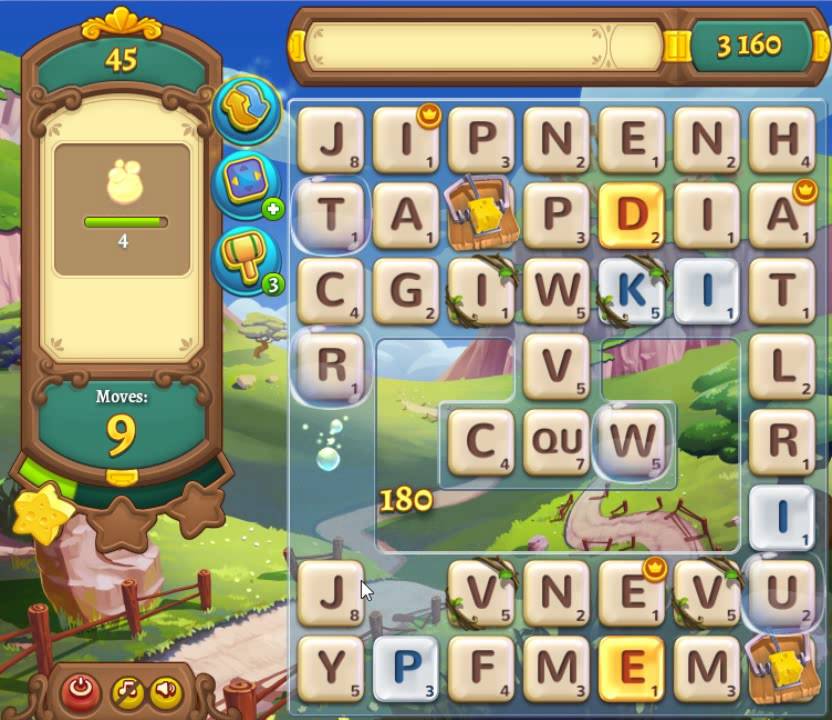 AlphaBetty Saga level 45 ENGLISH with mystery mouse 😈