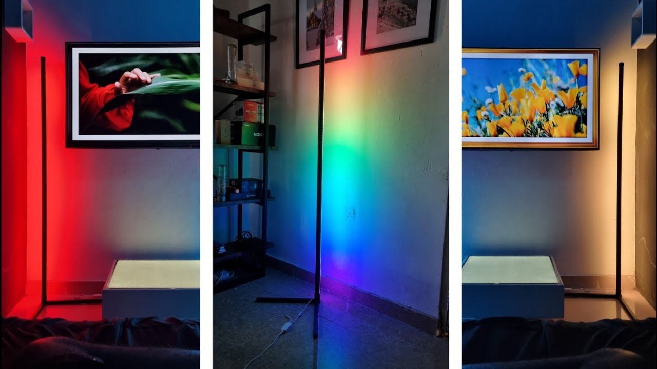 Multicolor Smart Floor Lamp Affordable Rgb led Corner Lamp YouTube