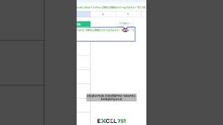 Sheets - Karekod (QR Kod) Ekleme Formülü - EXCEL 751 #excel751