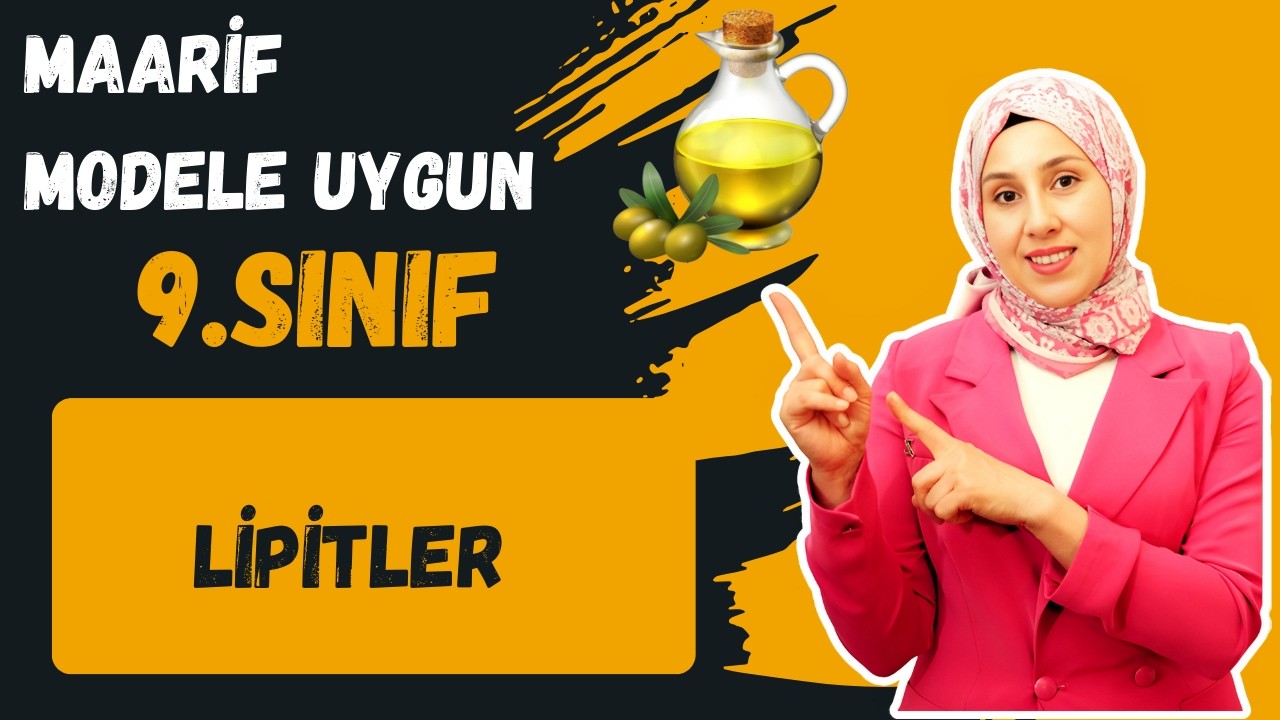 9.sınıf lipitler  | Yeni maarif modele uygun  | Kuvvetli Biyoloji