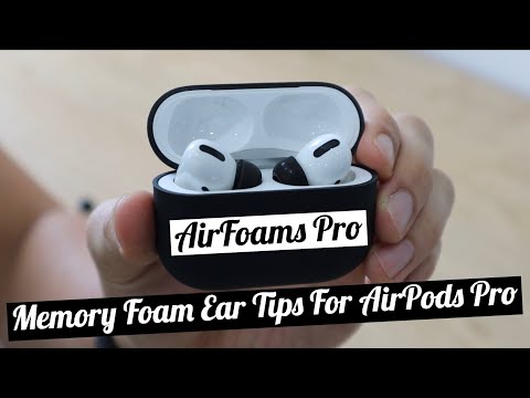 AirFoams Pro By CharJenPro | Memory Foam Ear Tips For AirPods Pro!