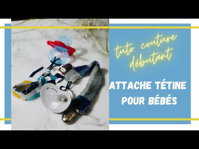 Kit couture naissance hochet et attache-tétine – Augustine et