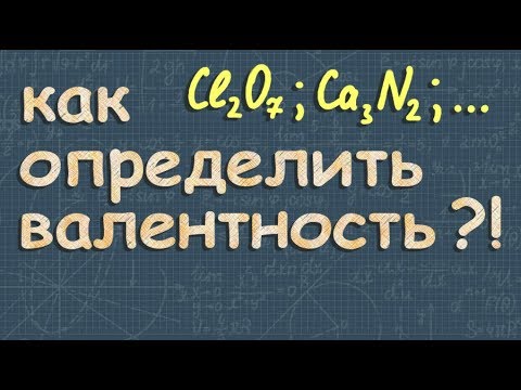 ВАЛЕНТНОСТЬ ЭЛЕМЕНТОВ | химия 8 класс