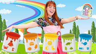 MARY RAINBOW - Un arcobaleno vero 🌈 Impara i colori 🔴🟢 🟡🔵 Canzoni per bambini e baby dance