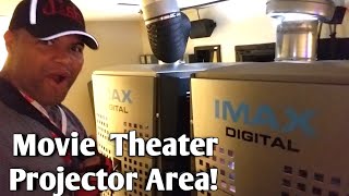 Movie Theater Projector Area : Behind the scenes with Raf!