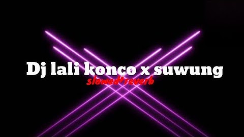 DJ LALI KONCO X SUWUNG(slowed+reverb)