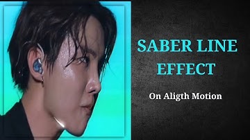 Saber line effect editing tutorial || Alight Motion || #alightmotion