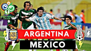 Argentina vs Mexico 2-1 All Goals & Highlights ( 2006 World Cup )