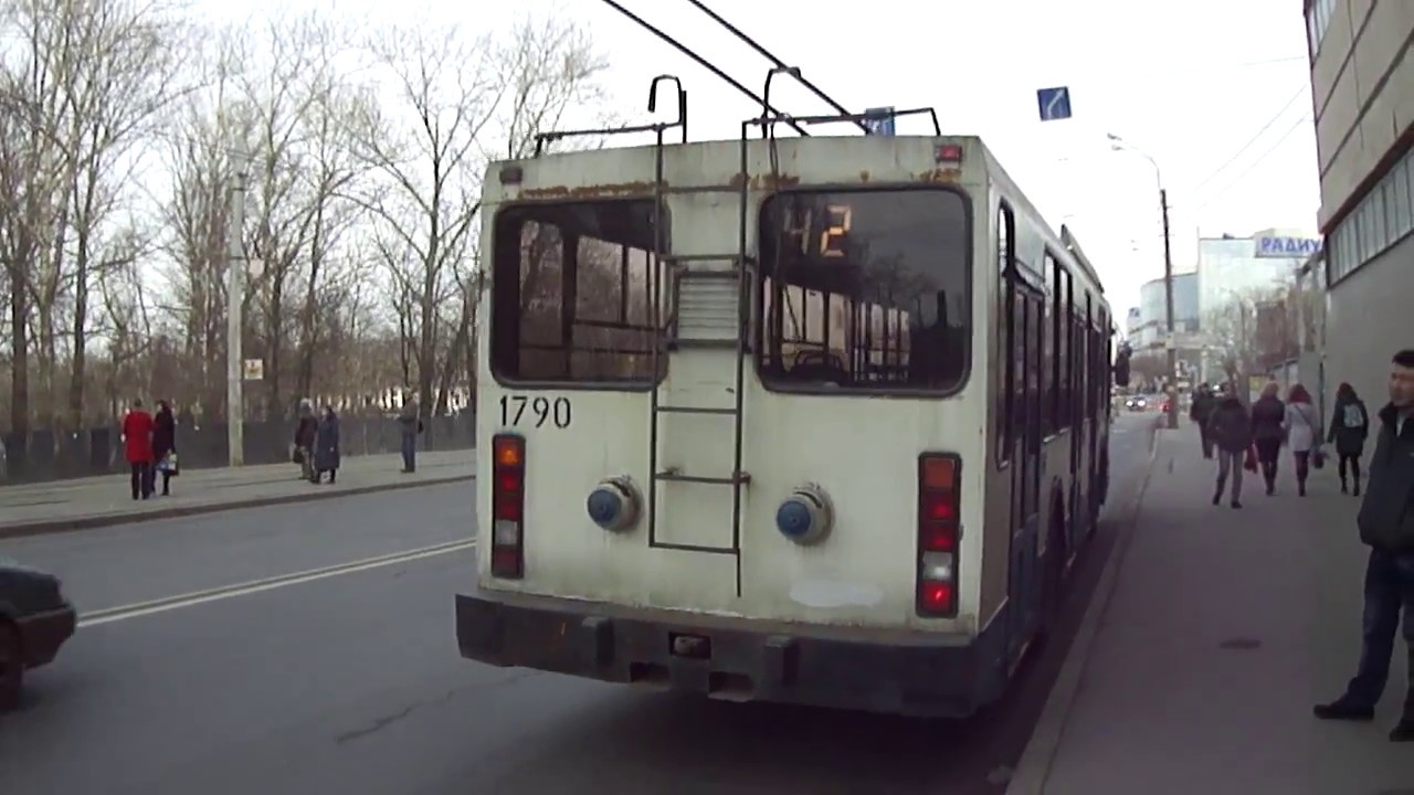 Троллейбус Санкт-Петербурга 3-20: ПТЗ-5283 б.1790 по №42 (15.04.13)