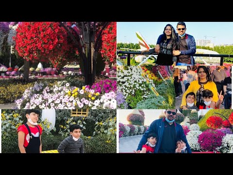 Family day out vlog | miracle Garden Dubai 2020 day out vlog