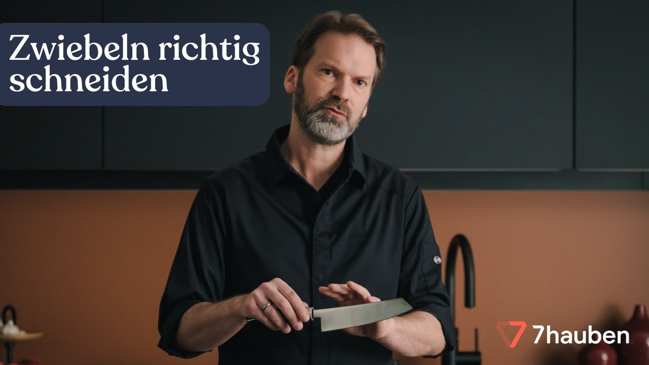 Richtig schneiden: Schalotte, Zwiebel, Knoblauch | Messerkurs mit Torsten Kluske | 7hauben