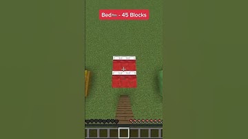 How high you can fall on different blocks #minecraft  #minecraftshorts  #builders  #games  #mojang