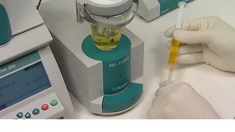 Metrohm KF Titration Liquid Sample 40