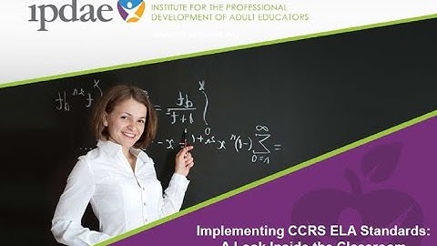 Implementing CCRS ELA Standards – A Look inside the Classroom (Webinar)