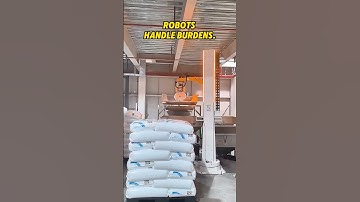 Robot Handle Burdens!😎 #depalletizing #pallet#palletizer #depalletizer  #palletizing #automation