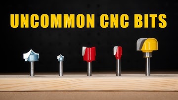 Uncommon CNC Bits you Should Have! - Round Over Bits, Dish Carving Bits, Mortising Bits