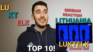 Serbian reaction to LUKTELK by Silvester Belt (Lithuania - Eurovision 2024)
