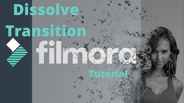 Dissolve Effect Transition | Filmora9