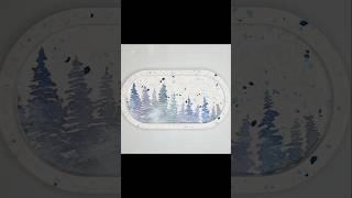 Snowy Terrazzo Trinket Dish: A Winter Wonderland DIY
