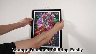 Magnetic Diamond Painting Frames 30x40cm. New PVC & Magnets diamond art frame. Unique and creative screenshot 2