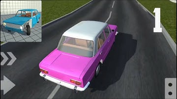 Simple Car Crash physics Simulator Demo - Gameplay Walkthrough Part 1 (Android)